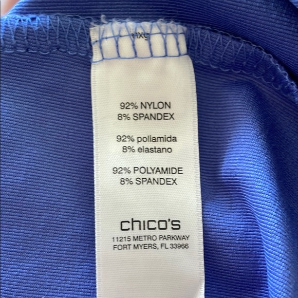 Chico's Blue Tank Top, Periwinkle - Picture 5 of 5